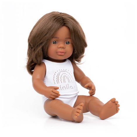 Papusa educativa 38 cm Fetita australianca nativa - imagine 2